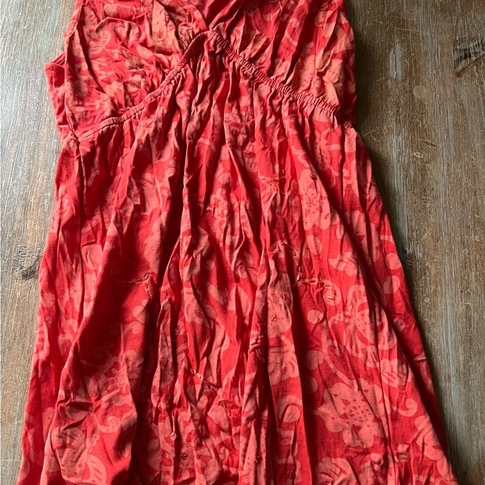 Sonoma embellished cotton print tunic top. Brand new, size Medium